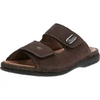 Rieker Zapatos abiertos marrón oscuro / plata