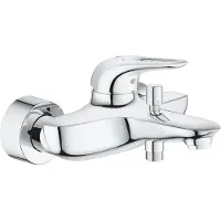 GROHE Eurostyle, grifo y ducha combinados, con mando de palanca, metal, 1/2", cromo
