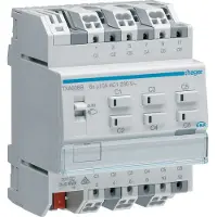Hager TXA606B, gris, IP20, -5 a 45 °C, 90 mm, 1 unidad