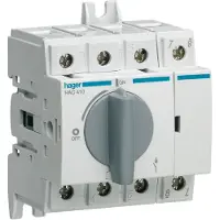 Hager Interruptor automático , 4 polos, 100A, modelo HAC410