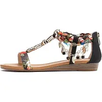 LASCANA Sandalias mezcla de colores / negro