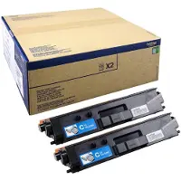 Brother TN-329C Pack 2x toner cian (original)