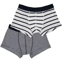 Petit Bateau Calzoncillo azul noche / blanco