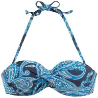 LASCANA Top de bikini 'Boho' navy