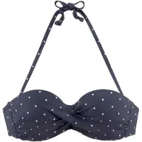 LASCANA Top de bikini 'Sparkel' navy