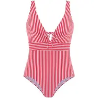 s.Oliver Traje de baño rojo / blanco