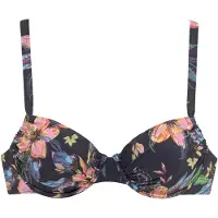 LASCANA Top de bikini 'Malia' antracita / coral