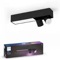 Philips Hue White & Color Ambiance Plafón Centris De Dos Focos Negro