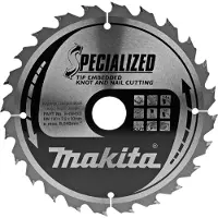 Nobrand Disco de sierra circular Makita, con filo integrado, 190 x 30 mm, 24 dientes
