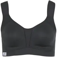 LASCANA Sujetador deportivo negro / blanco