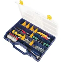 Raufoss - Organizador - 312 X 238 X 51 Mm - 21 separadores extraíbles - 3,7 l