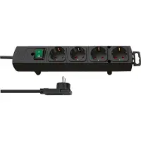 Brennenstuhl 1153100100: Regleta de enchufes "Comfort-Line Plus", con 4 enchufes