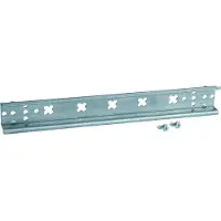 Hager , riel universal de 4 vías, modelo UZ04B4, para montaje en riel portante