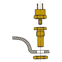 VETUS Sensor De Alarma De Escape Mf/mv/lsg/lss/mgs/mgl