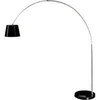 V-TAC Lámpara de pie con arco, marca , casquillo E27, color negro, dimensiones 1920x1960 mm, modelo VT-7451