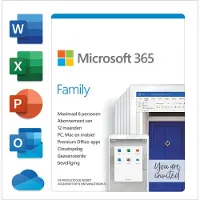 Microsoft office 365 Familia | 6 usuarios - 1 año | Paquete office