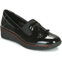 Rieker Zapatillas 'Softlack-Slipper' negro