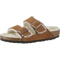Birkenstock - Arizona VL Sheepskin - Zapatillas de estar por casa size 42 - Regular, beige
