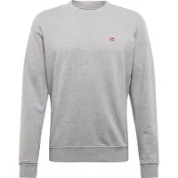 Napapijri Sudadera 'Balis' navy / gris moteado / rojo / blanco