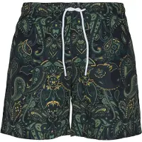 Urban Classics Bermudas amarillo / verde / verde oscuro