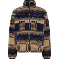 Iriedaily Chaqueta polar 'Insaneia' marino / marrón / chocolate / caqui