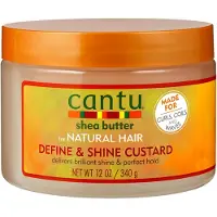 Cantu Gel Fijador Shea Butter Define &amp; Shine Custard 340g