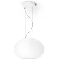 Philips Lámpara colgante "Ambiance Flourish" (blanca) con tecnología de iluminación blanca y de color