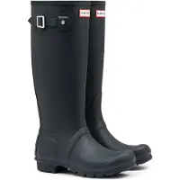 Hunter - Women's Original Tall - Botas de agua size 36, negro/azul