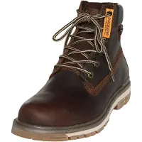 Dockers by Gerli Botas con cordones marrón oscuro / naranja
