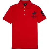 Geographical Norway Polo KAMPAI niño - Rojo - 10 ans