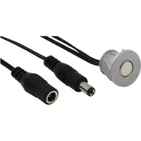 Perel LEDC23, Atenuador, Integrado, Controles mediante botones, Gris, 12 V, 30 W