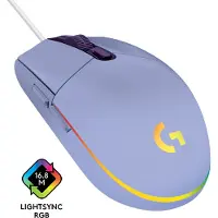 Logitech Ratón G203 Lightsync Usb 8000 Dpi