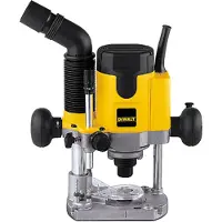 DeWalt DW621-QS, fresadora de sobremesa, 1100 vatios, con control electrónico de velocidad