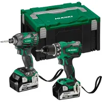 HiKOKI Kit de 18V KC18DBD (DS18DBSL + WH18DBDL2) con 2 baterías de 5,0Ah