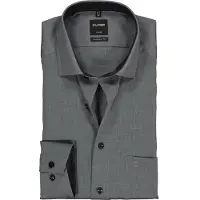 Olymp Camisa gris oscuro