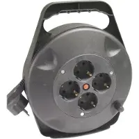 Bachmann Caja para cables , modelo de 4 vías, 16 A / 250 V, 10 metros