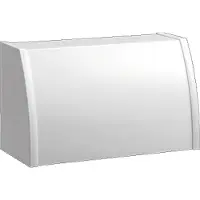 Hager , canal de cableado de 4 vías, modelo FZ444N, con sistema de montaje por encaje, dimensiones: 176 x 1050 x 135 mm, color RAL 9010