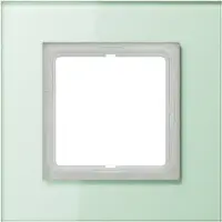 JUNG Marco JG, 1 compartimento, vidrio, modelo LSP981GLAS, color blanco
