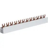 Hager KDN363A Phasenschiene KDN363A, 3-polig Gabelschiene 63 A 10,0 mm², 12, 1 St.