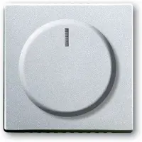 Busch-Jaeger BJ, regulador lineal para el futuro, modelo 6540-83-102, cubierta de aluminio plateado