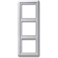 Busch-Jaeger BJ UPWG, cuadro para todo tipo de clima, modelo 2103-33, acabado aluminio plateado (triple capa)