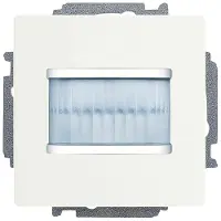 ABB Detector de movimiento, color blanco mate, para estudio - Sensor de movimiento KNX, ángulo de detección de 180°, modelo 6225/1.0-884