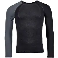 Ortovox - 120 Comp Light Long Sleeve - Ropa interior merino size XXL, negro