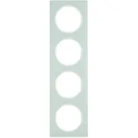 Berker 10142209, blanco, vidrio, sin tornillos, , R.3, IP20