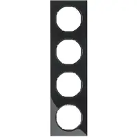 Berker 10142245, Negro, Termoplástico, Sin tornillos, , Brillante, R.3