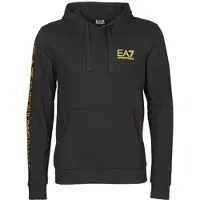 Emporio Armani Sudaderas EA7 TRAIN LOGO SERIES M HOODIE RN COFT hombre - Negro - EU XXL