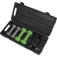 Schildkröt Fitness - Vinyl-Hantelset Im Koffer - Entrenamiento funcional gris/negro