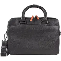 Braun Büffel Novara Maletín Piel natural 38 cm Compartimento para el portátil negro