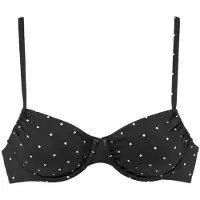 LASCANA Top de bikini negro
