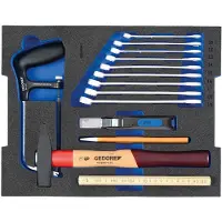 Gedore , surtido para aprendices, en 2 cajas L-BOXX 136, módulo 1100, CT2-BASIC